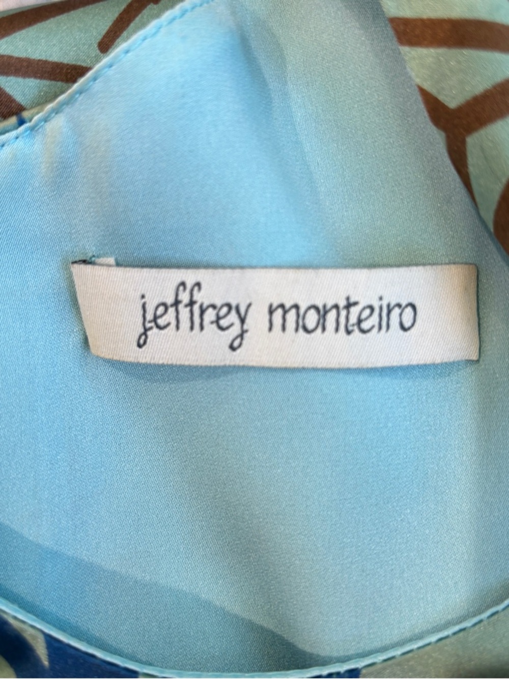Jeffrey Monteiro 100% Silk Dress | Size 12 - Picture 3 of 5